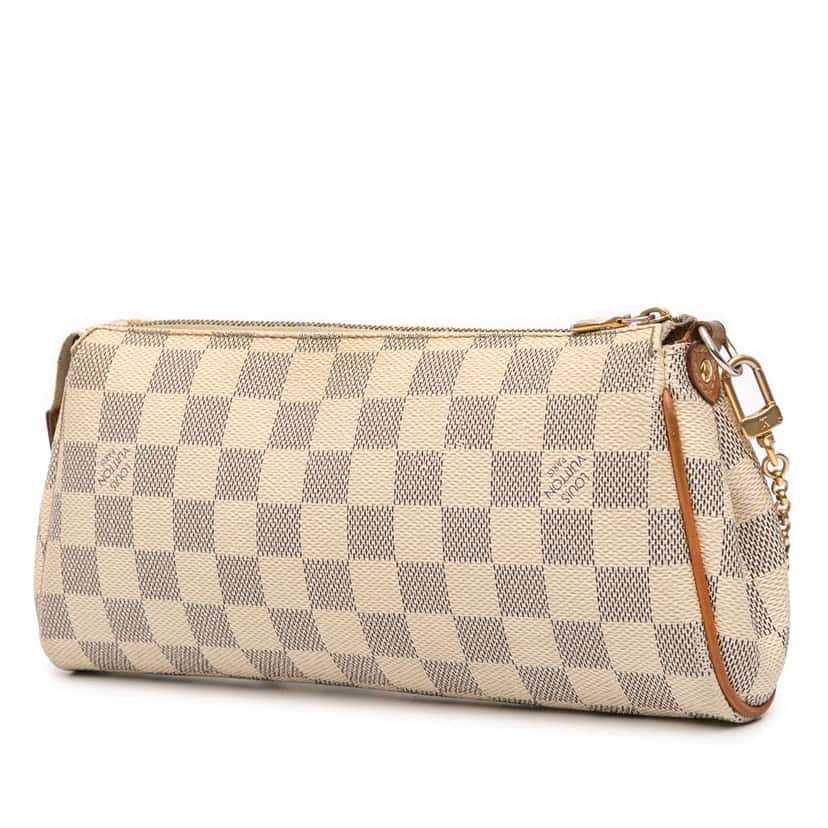 Louis Vuitton Damier Azur Eva White Canvas Good condition - Back View