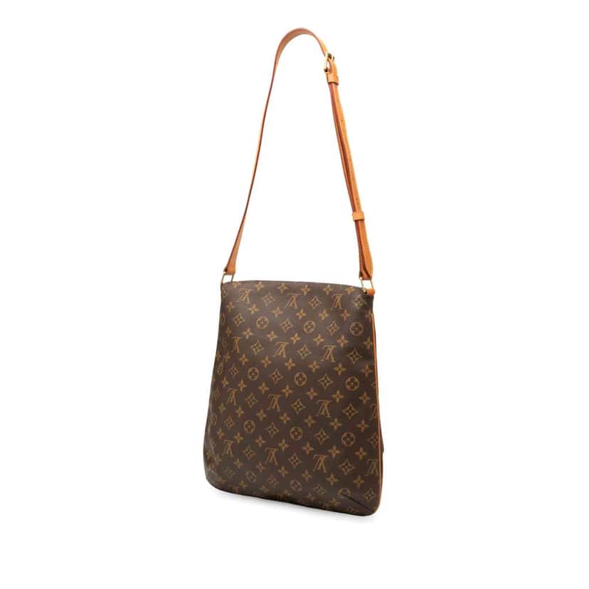 Louis Vuitton Monogram Musette Salsa Long Strap Brown Very good condition - Back View