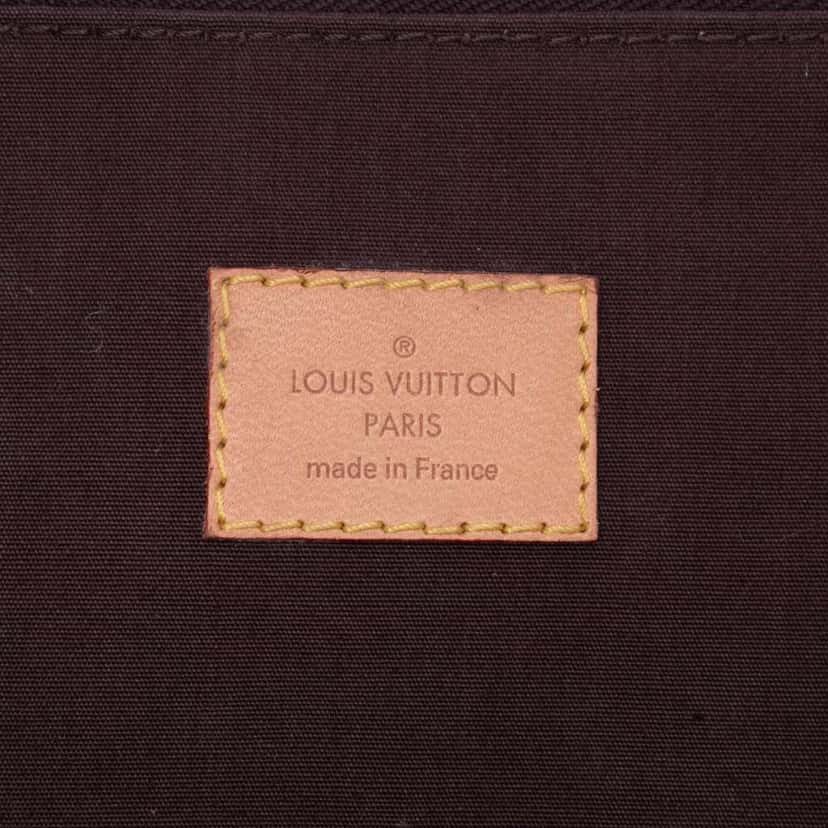 Louis Vuitton Monogram Vernis Alma GM Red Leather Good condition - Box View