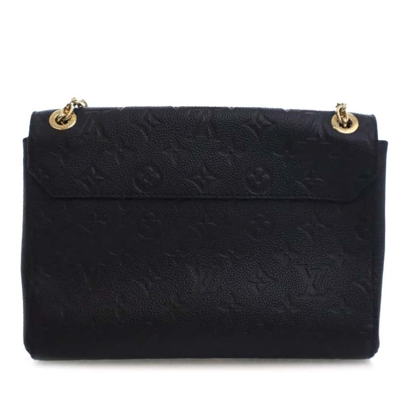 Louis Vuitton Monogram Empreinte Vavin PM Black Leather Good condition - Back View