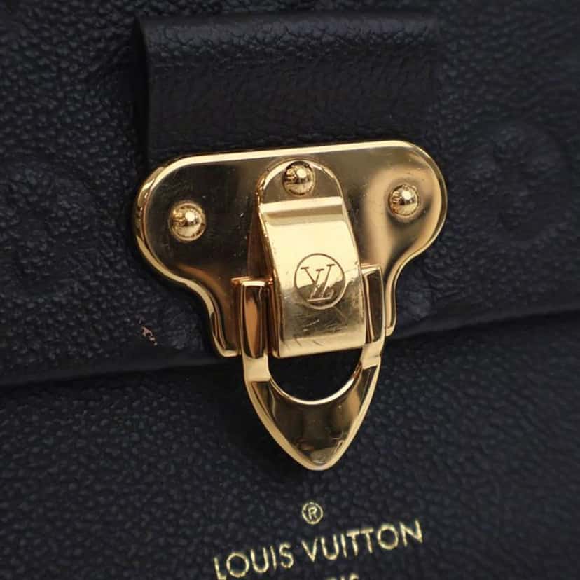 Louis Vuitton Monogram Empreinte Vavin PM Black Leather Good condition - Box View