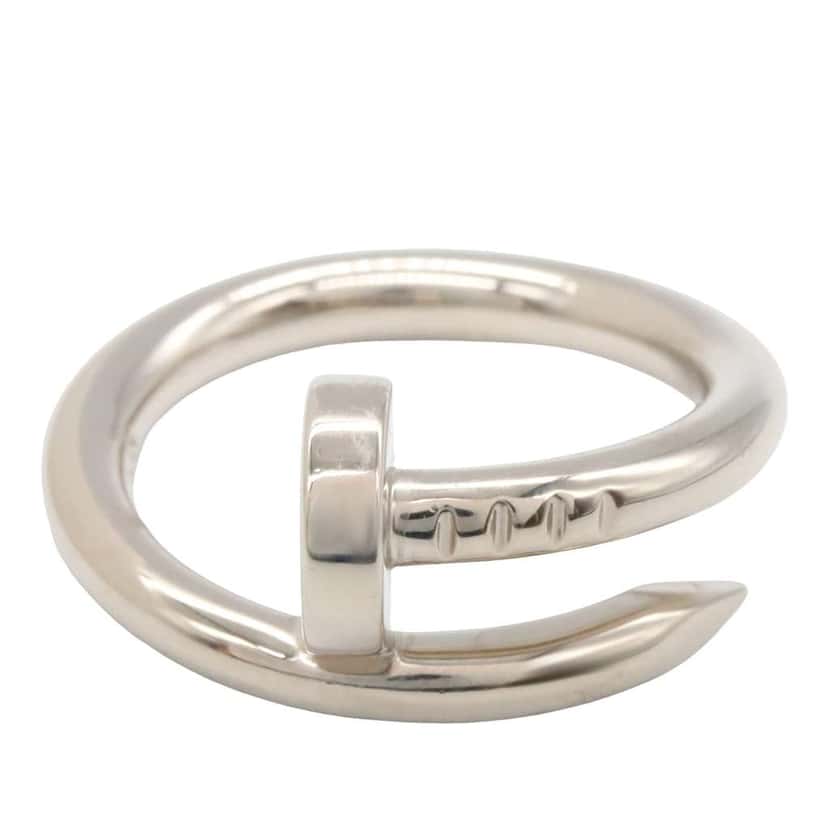 Cartier 18K White Gold Classic Juste un Clou Ring Silver White Gold Good condition - Front View