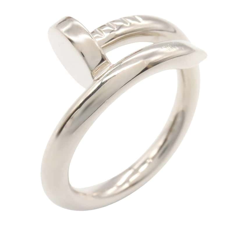 Cartier 18K White Gold Classic Juste un Clou Ring Silver White Gold Good condition - Inside View