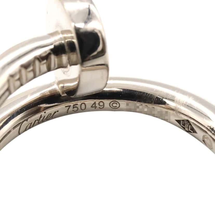 Cartier 18K White Gold Classic Juste un Clou Ring Silver White Gold Good condition - Model View