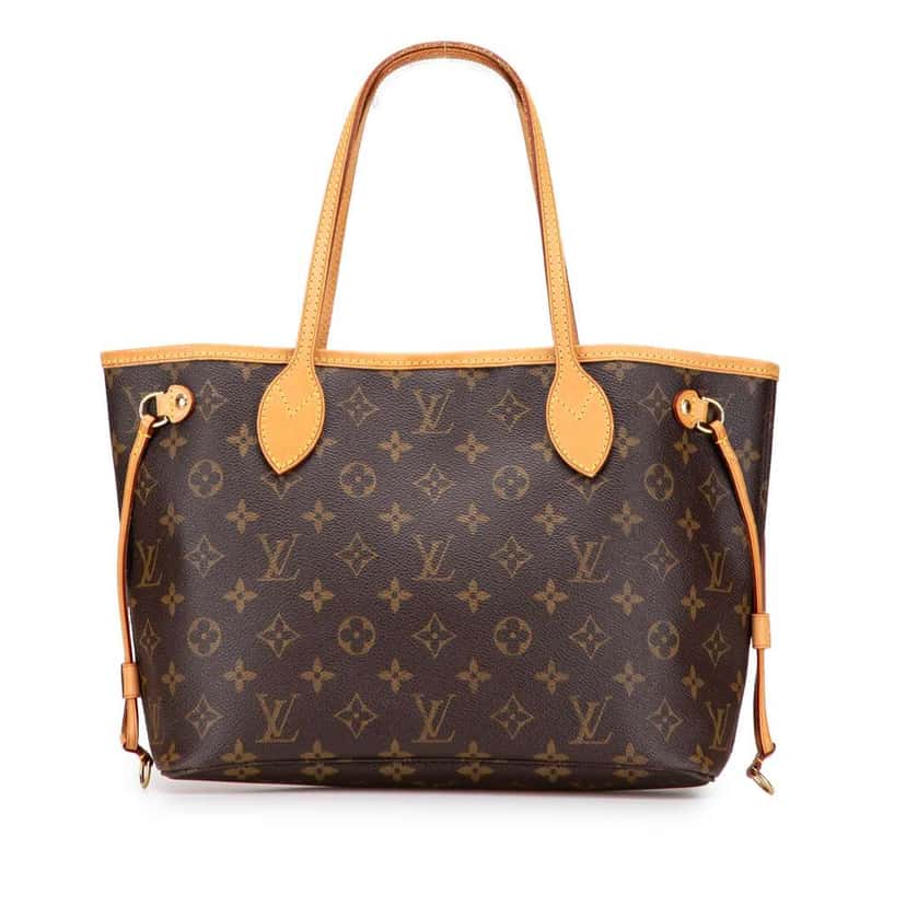 Louis Vuitton Monogram Neverfull PM Brown Good condition - Front View
