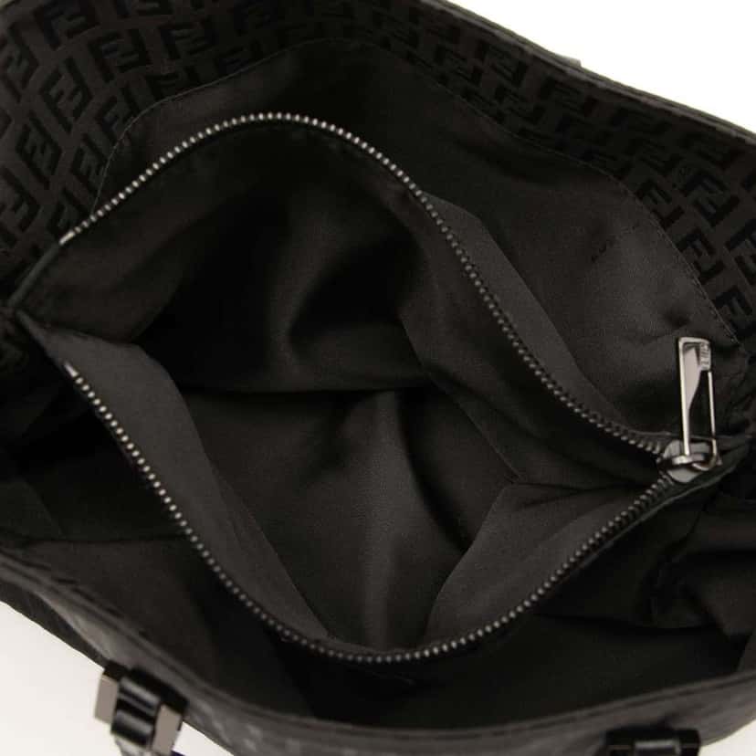 Fendi Zucchino Canvas Tote Black Canvas Very good condition - Model View