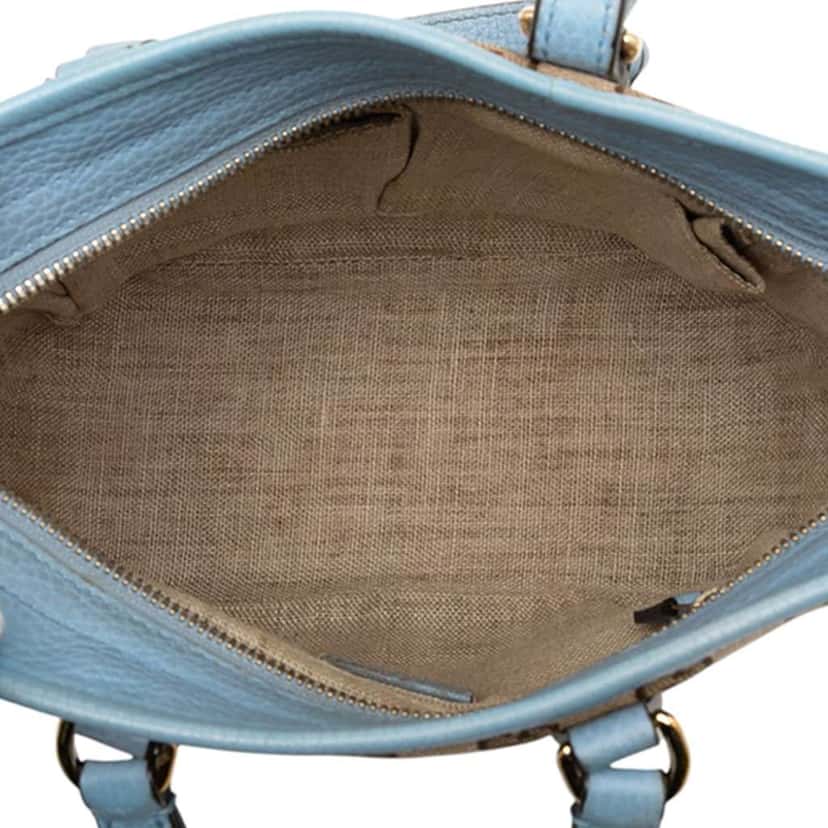 Gucci Small GG Canvas Bree Satchel Brown Canvas Very good condition - Model View