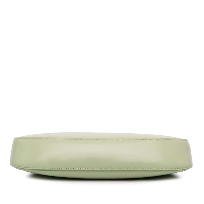 Prada Spazzolato Cleo Shoulder Bag Green Leather Good condition - Inside View