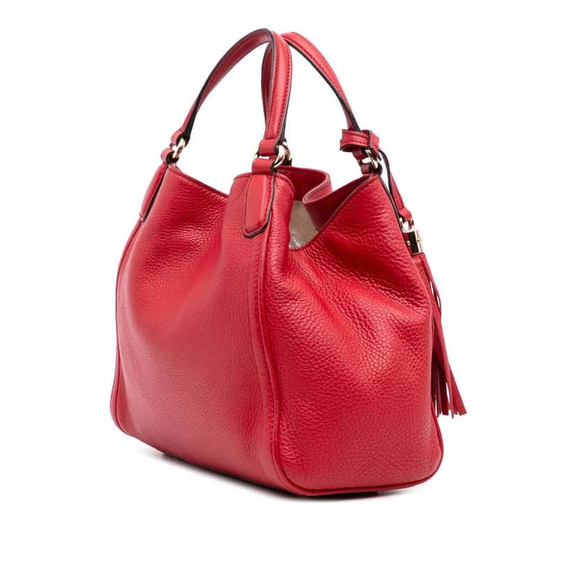 Gucci Small Leather Soho Satchel Red Leather Good condition - Back View