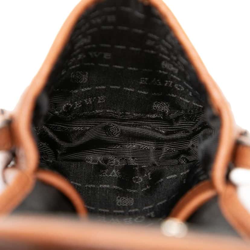 Loewe Mini Leather Heritage Crossbody Brown Leather Very good condition - Model View
