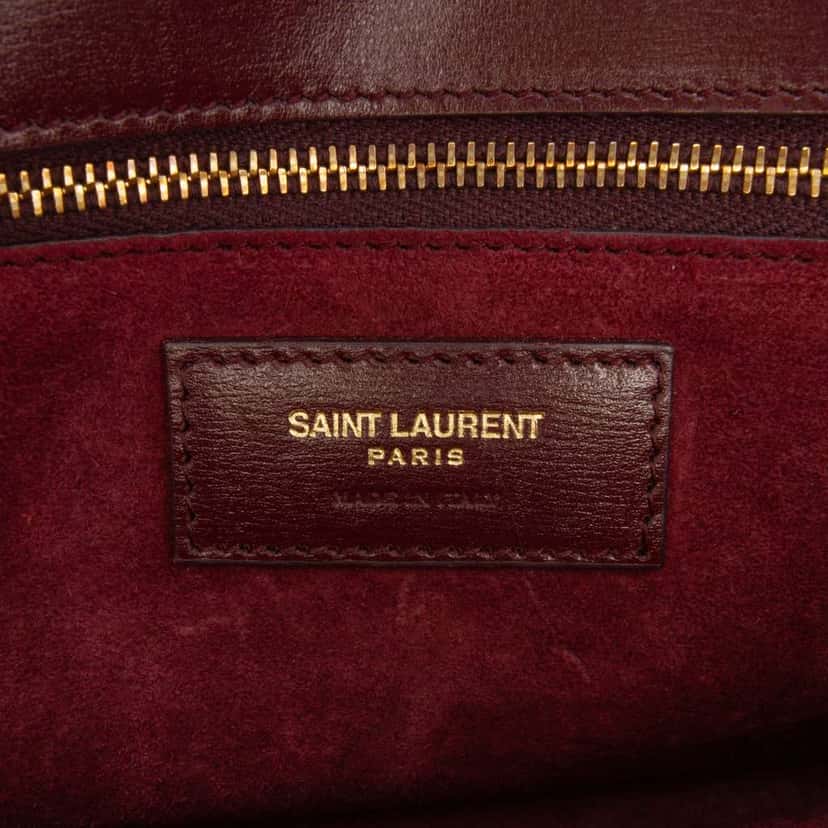 Saint Laurent Canvas Monogram Cassandra Crossbody Brown Canvas Good condition - Box View