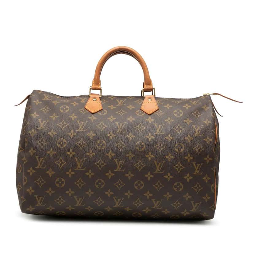 Louis Vuitton Monogram Speedy 40 Brown Good condition - Front View