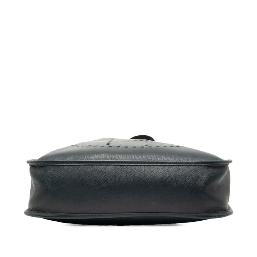 Hermès Clemence Evelyne GM Blue Leather Good condition - Inside View