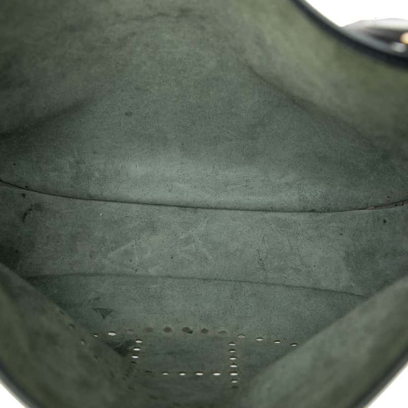 Hermès Clemence Evelyne GM Blue Leather Good condition - Model View