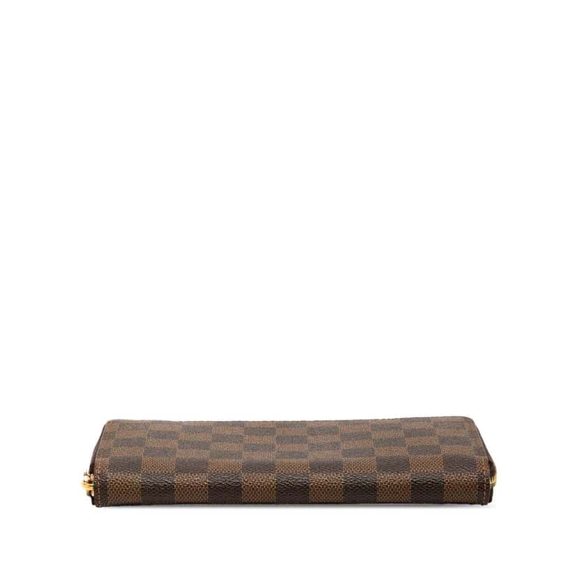 Louis Vuitton Damier Ebene Zippy Long Wallet Brown Good condition - Inside View