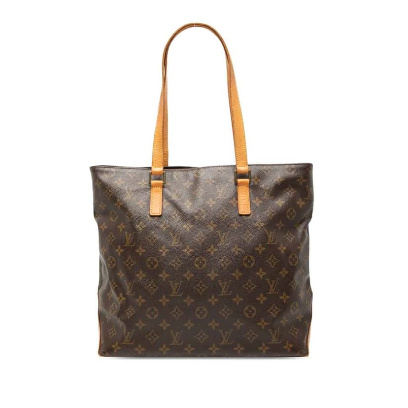 Louis Vuitton Monogram Cabas Mezzo Brown Fair condition - Front View