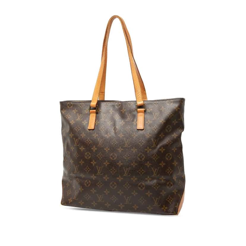 Louis Vuitton Monogram Cabas Mezzo Brown Fair condition - Back View