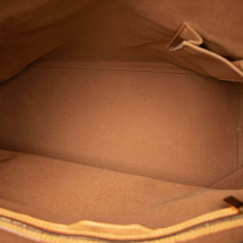 Louis Vuitton Monogram Cabas Mezzo Brown Fair condition - Model View