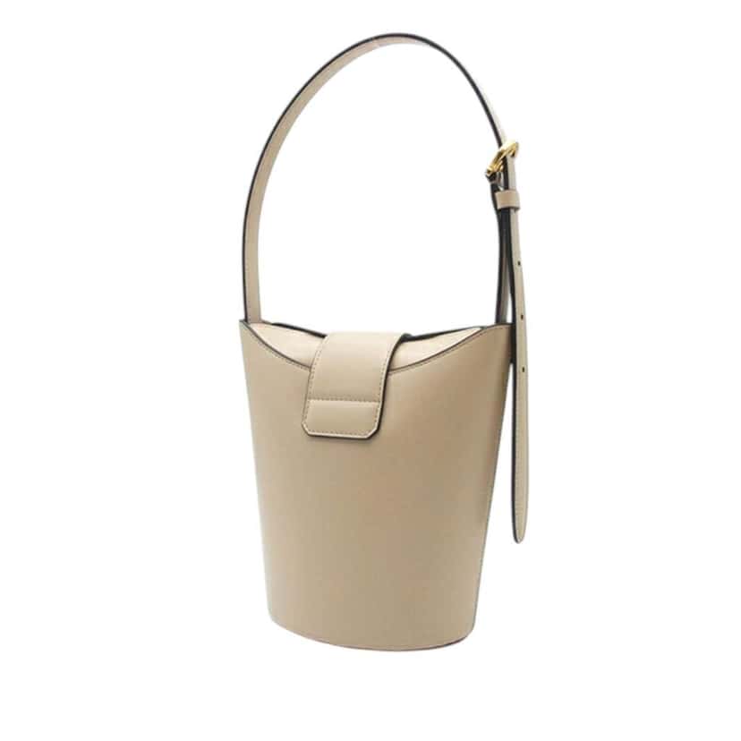 Salvatore Ferragamo Small Leather Trifolio Shoulder Bag Brown Leather Good condition - Back View