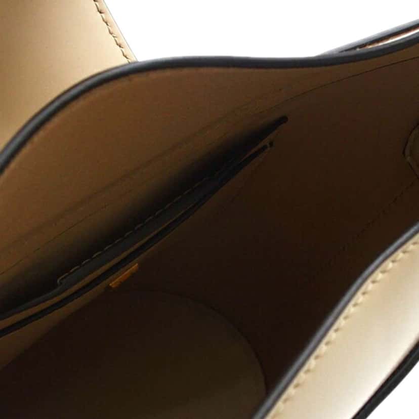 Salvatore Ferragamo Small Leather Trifolio Shoulder Bag Brown Leather Good condition - Inside View