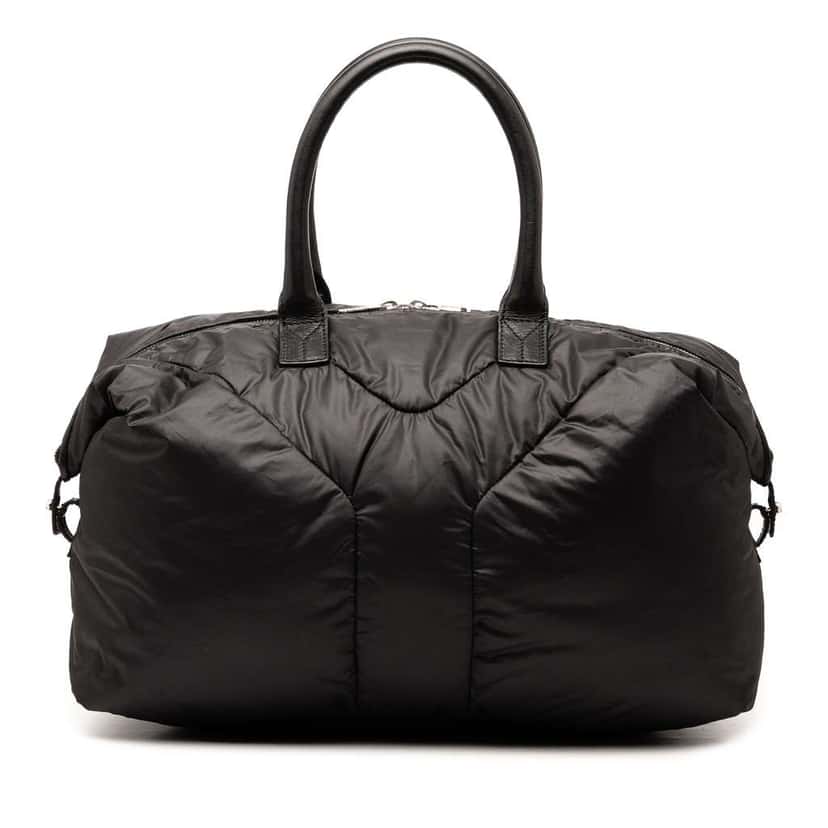 Saint Laurent Nylon Easy Y Boston Bag Black Good condition - Front View