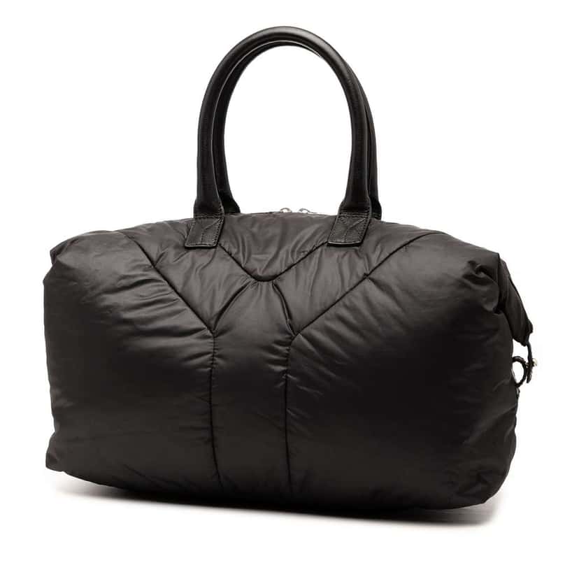 Saint Laurent Nylon Easy Y Boston Bag Black Good condition - Back View