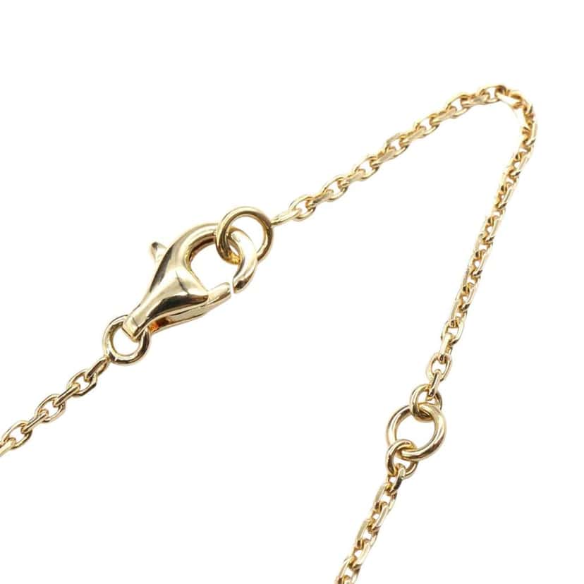 Van Cleef & Arpels 18K Yellow Gold and Onyx Vintage Alhambra Pendant Necklace Gold Gold Very good condition - Model View