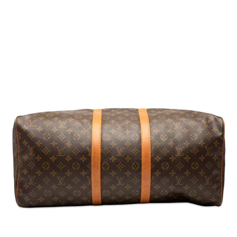 Louis Vuitton Monogram Keepall 55 Brown Good condition - Inside View