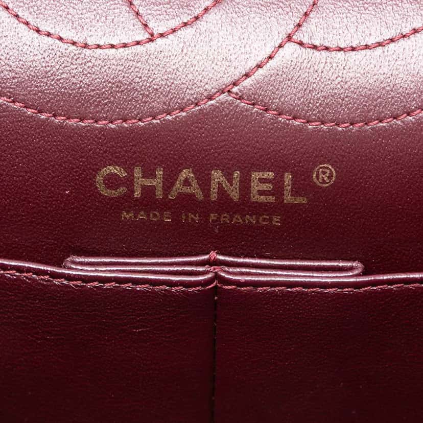 Chanel Reissue 2.55 Aged Calfskin Double Flap 226 Black Leather Good condition - Box View