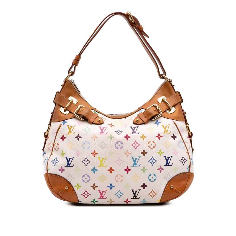 Louis Vuitton Monogram Multicolore Greta White Good condition - Front View