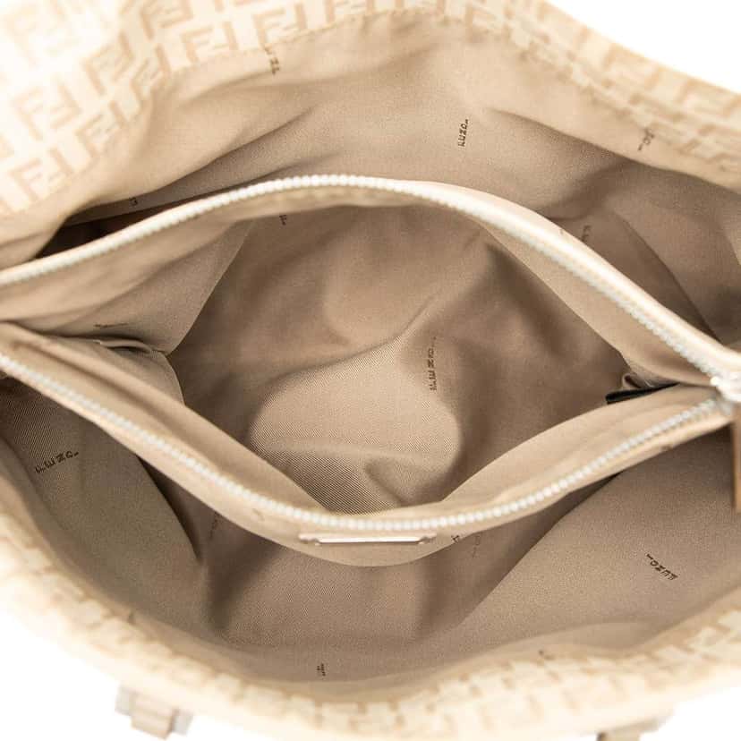 Fendi Zucchino Canvas Tote Brown Canvas Very good condition - Model View