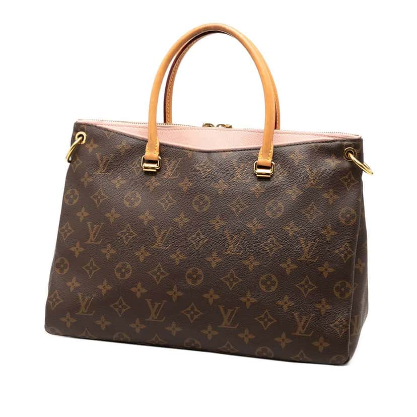 Louis Vuitton Monogram Pallas MM Brown Good condition - Back View