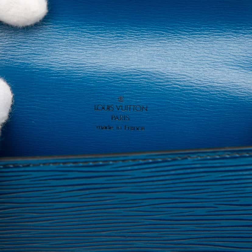 Louis Vuitton Epi Tilsitt Belt Bag Blue Leather Very good condition - Box View