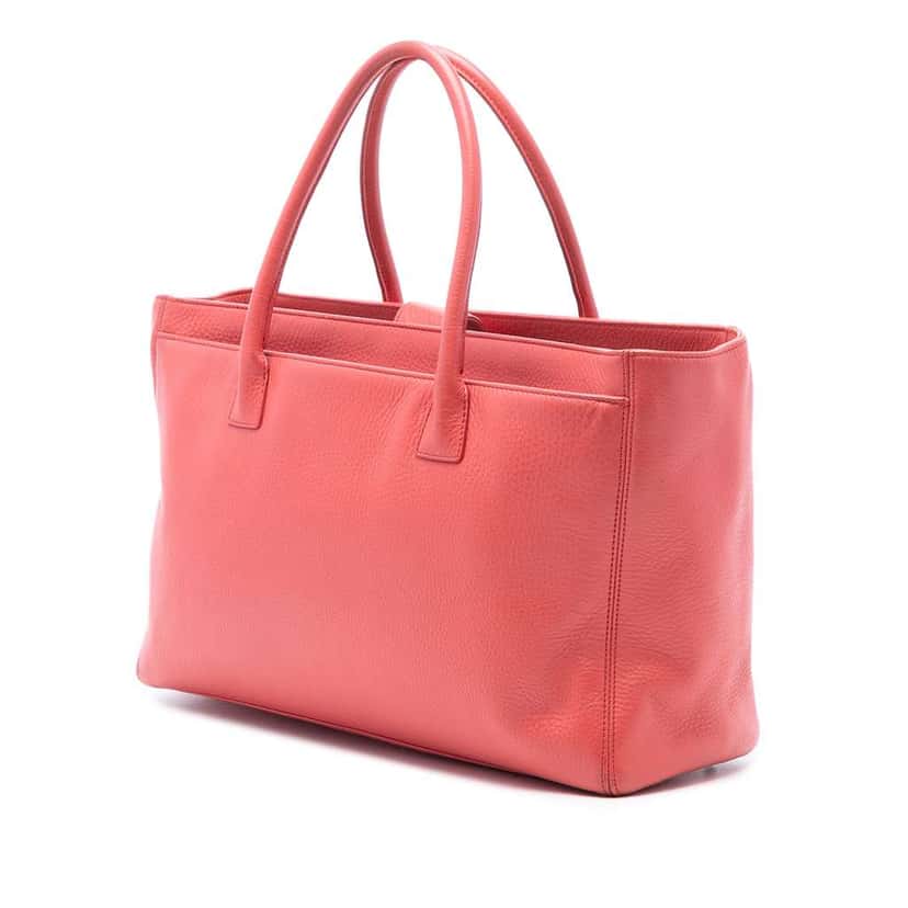 Chanel Medium Calfskin Executive Cerf Tote Pink Leather Very good condition - Back View