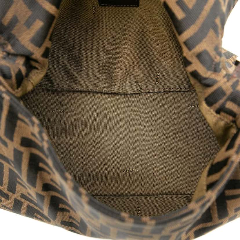 Fendi Zucca Canvas Mamma Forever Brown Canvas Good condition - Model View