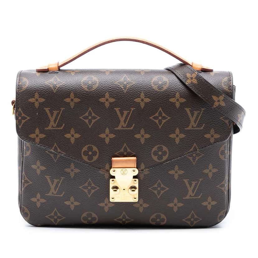 Louis Vuitton Monogram Pochette Metis Brown Good condition - Front View
