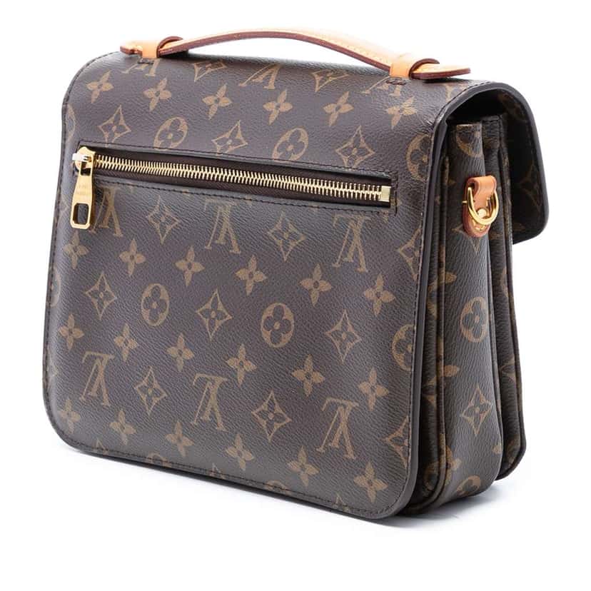 Louis Vuitton Monogram Pochette Metis Brown Good condition - Back View