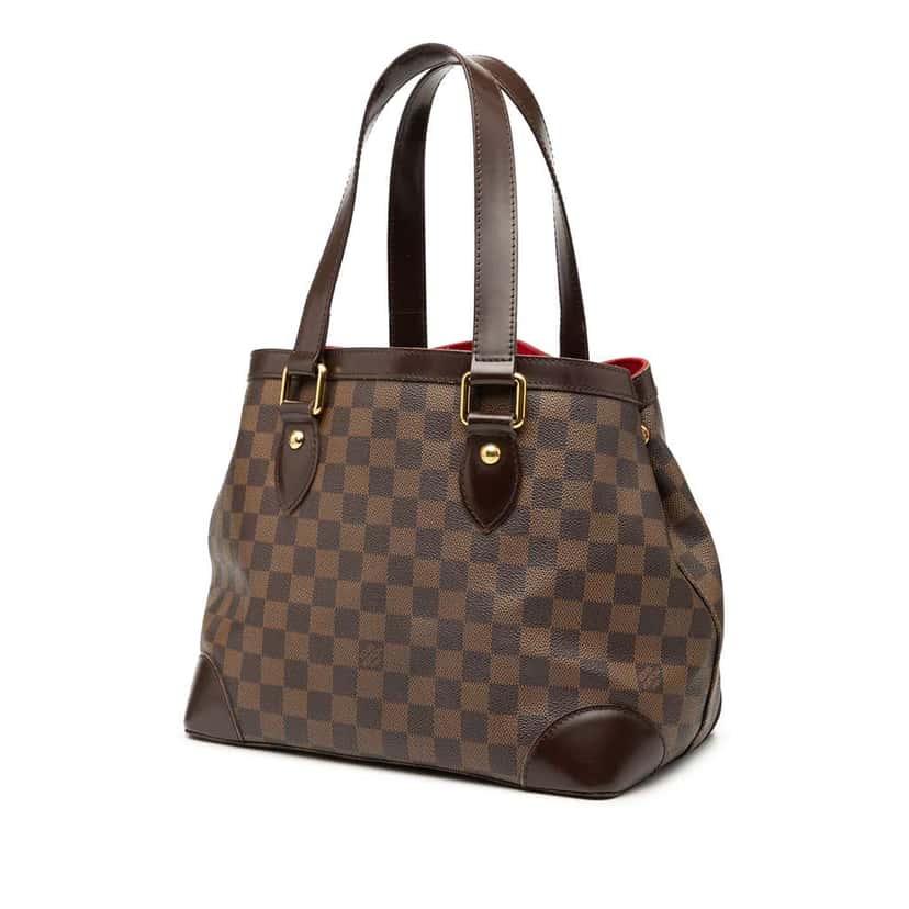 Louis Vuitton Damier Ebene Hampstead PM Brown Good condition - Back View