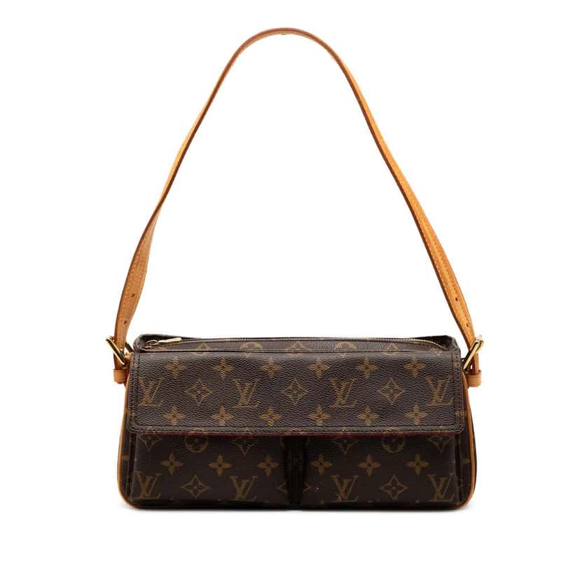Louis Vuitton Monogram Viva Cite MM Brown Good condition - Front View