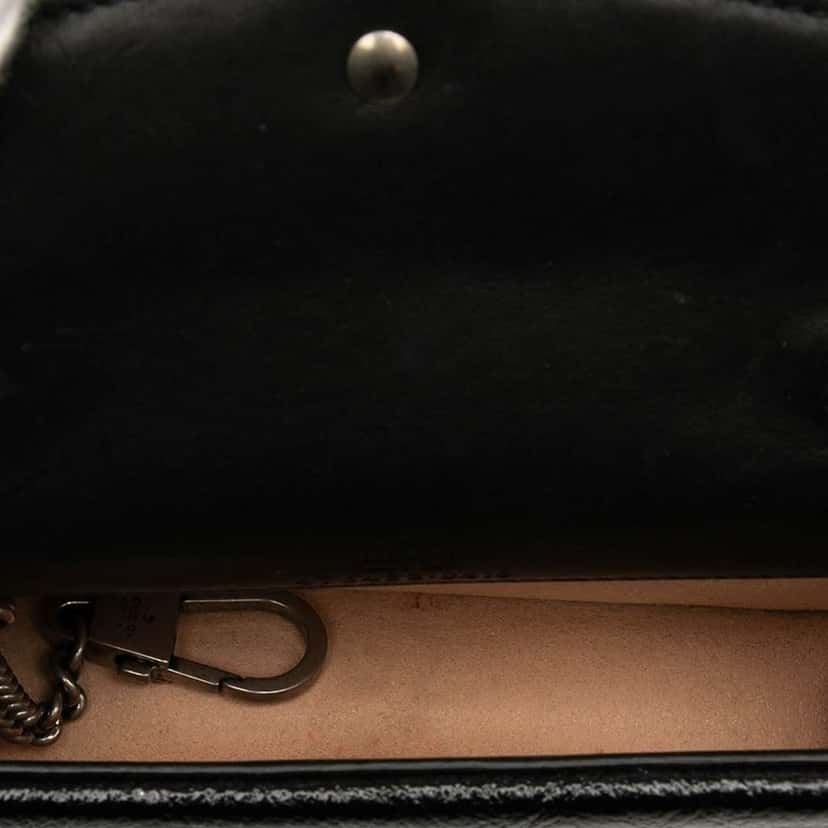 Gucci Mini GG Velvet Dionysus Crossbody Blue Velvet Good condition - Model View