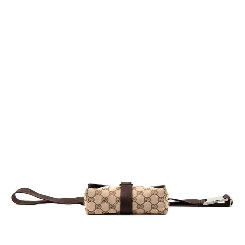Gucci GG Canvas Belt Bag Brown Canvas Good condition - Inside View