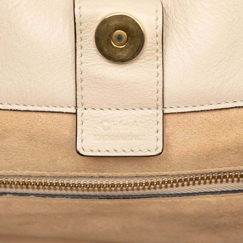 Chloé Large Leather Milo Shopping Tote Brown Leather Good condition - Box View