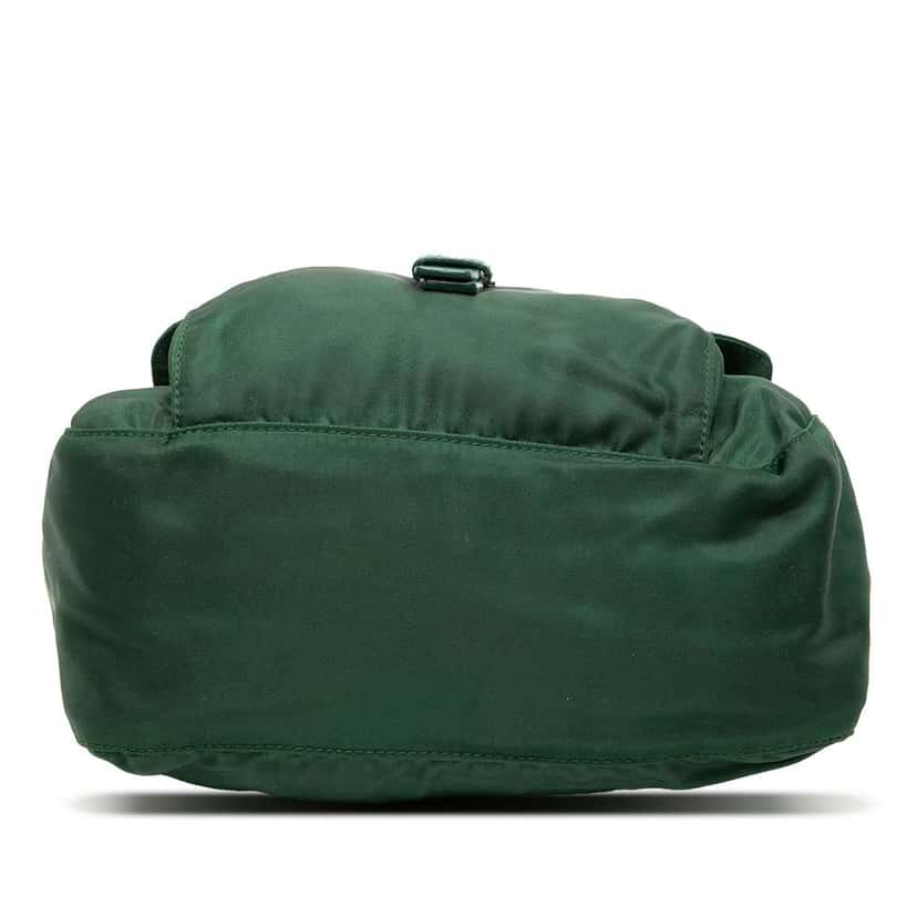 Prada Tessuto Zip Buckle Messenger Bag Green Good condition - Inside View