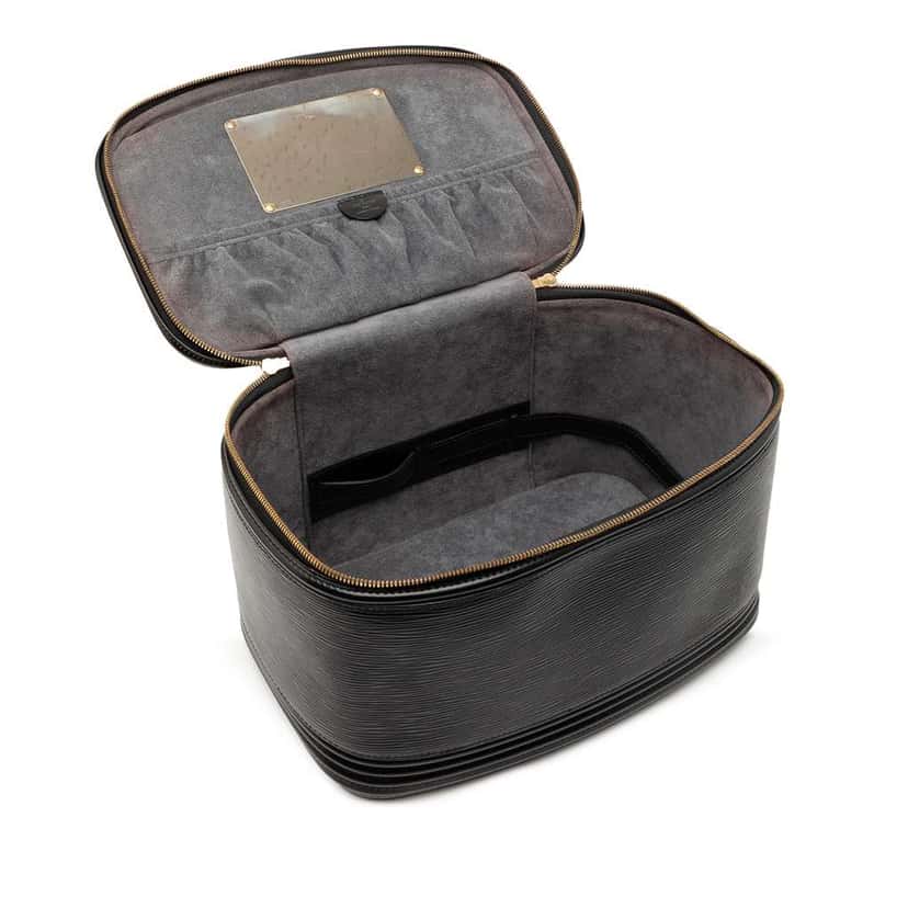 Louis Vuitton Epi Nice Vanity Case Black Leather Good condition - Model View