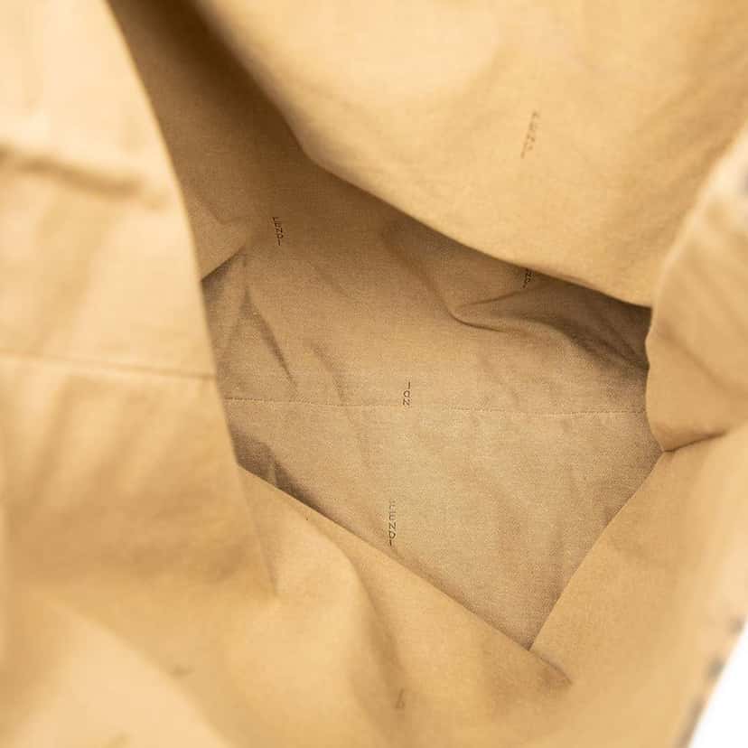 Fendi Leopard Print Canvas Tote Brown Canvas Good condition - Model View