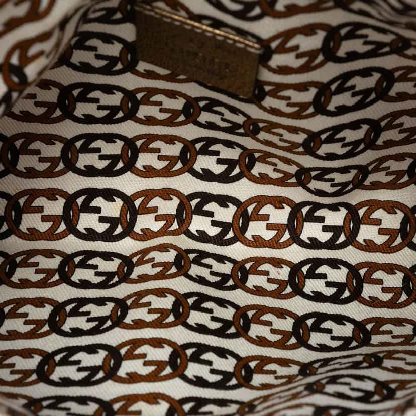 Gucci GG Canvas Abbey D Ring Pochette Brown Canvas Good condition - Model View