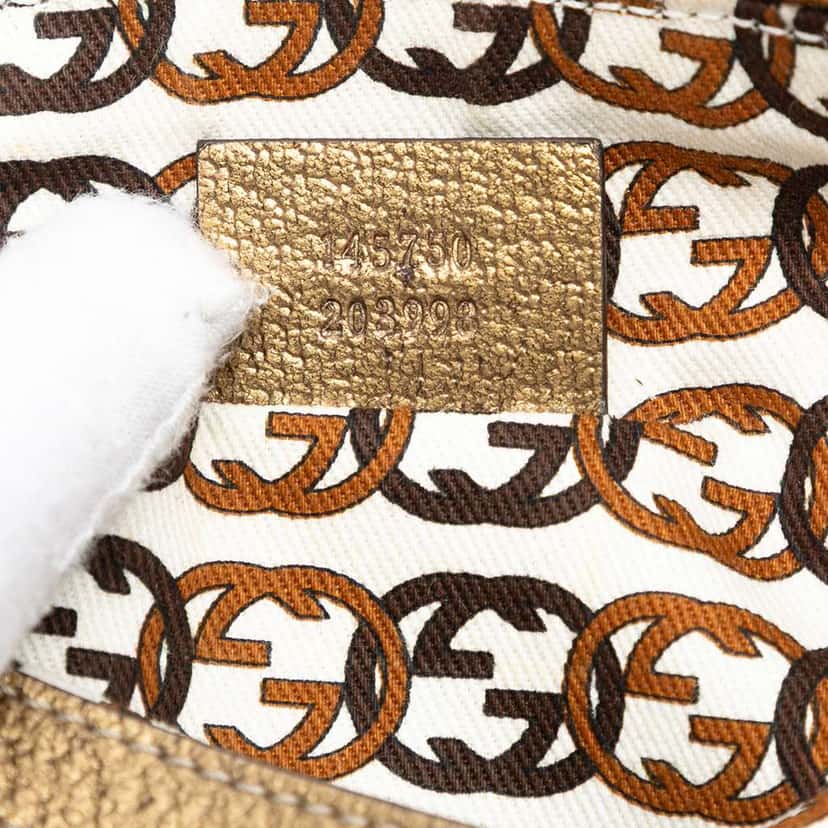 Gucci GG Canvas Abbey D Ring Pochette Brown Canvas Good condition - Box View