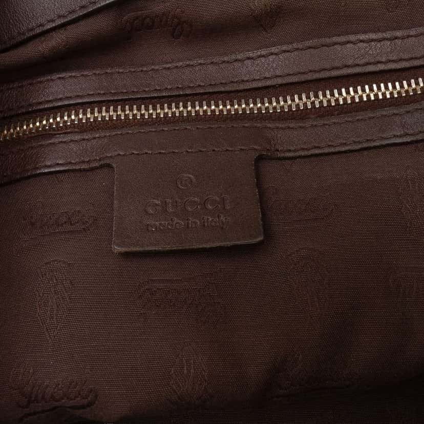 Gucci Guccissima Charlotte Crossbody Brown Leather Very good condition - Box View
