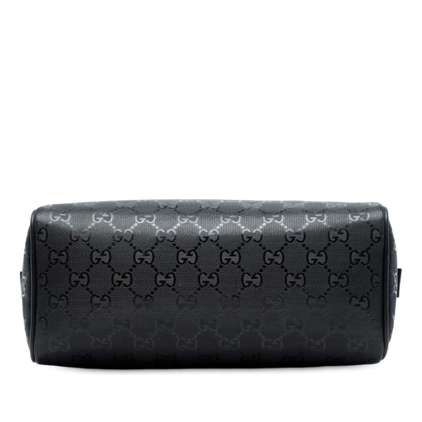 Gucci GG Imprime Pouch Black Canvas Good condition - Inside View