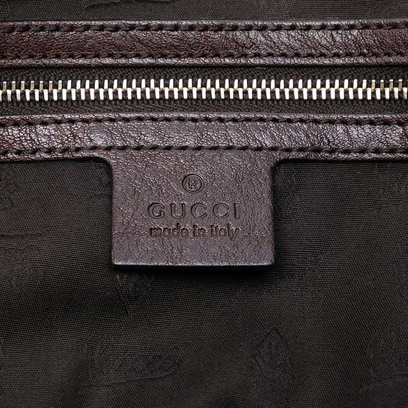 Gucci GG Canvas GG Charm Tote Brown Canvas Good condition - Box View